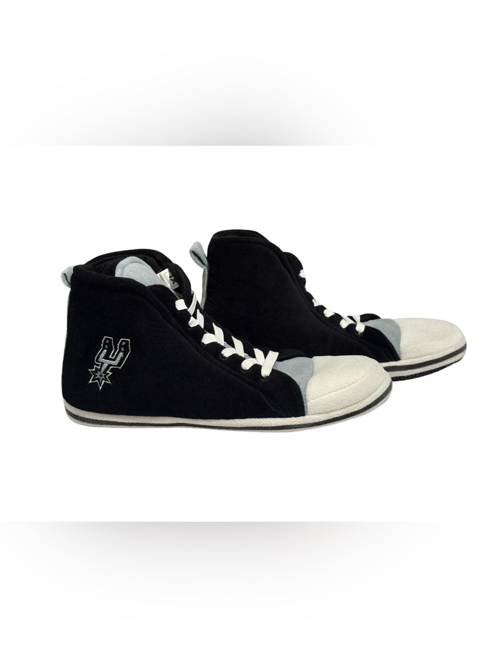 Spurs San Antonio Comfy Feet high-top sneaker slippers size XL men’s
